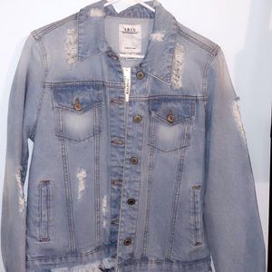 Ripped Jean Jacket